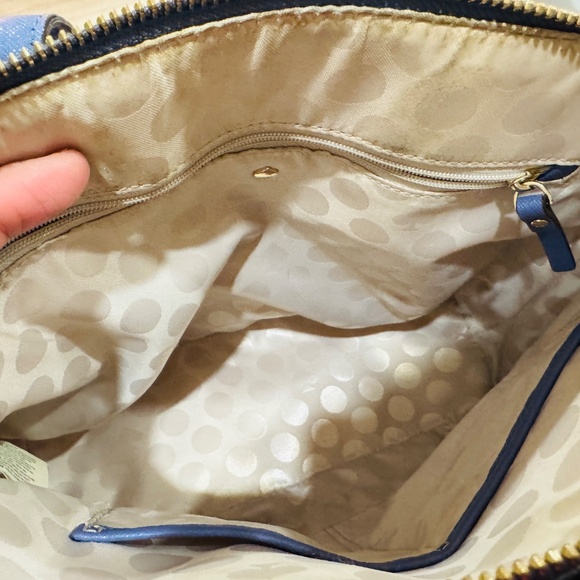 Kate Spade Leather Bag - Lavender Blue, Preloved but in Good Condition! - Picture 4 of 9